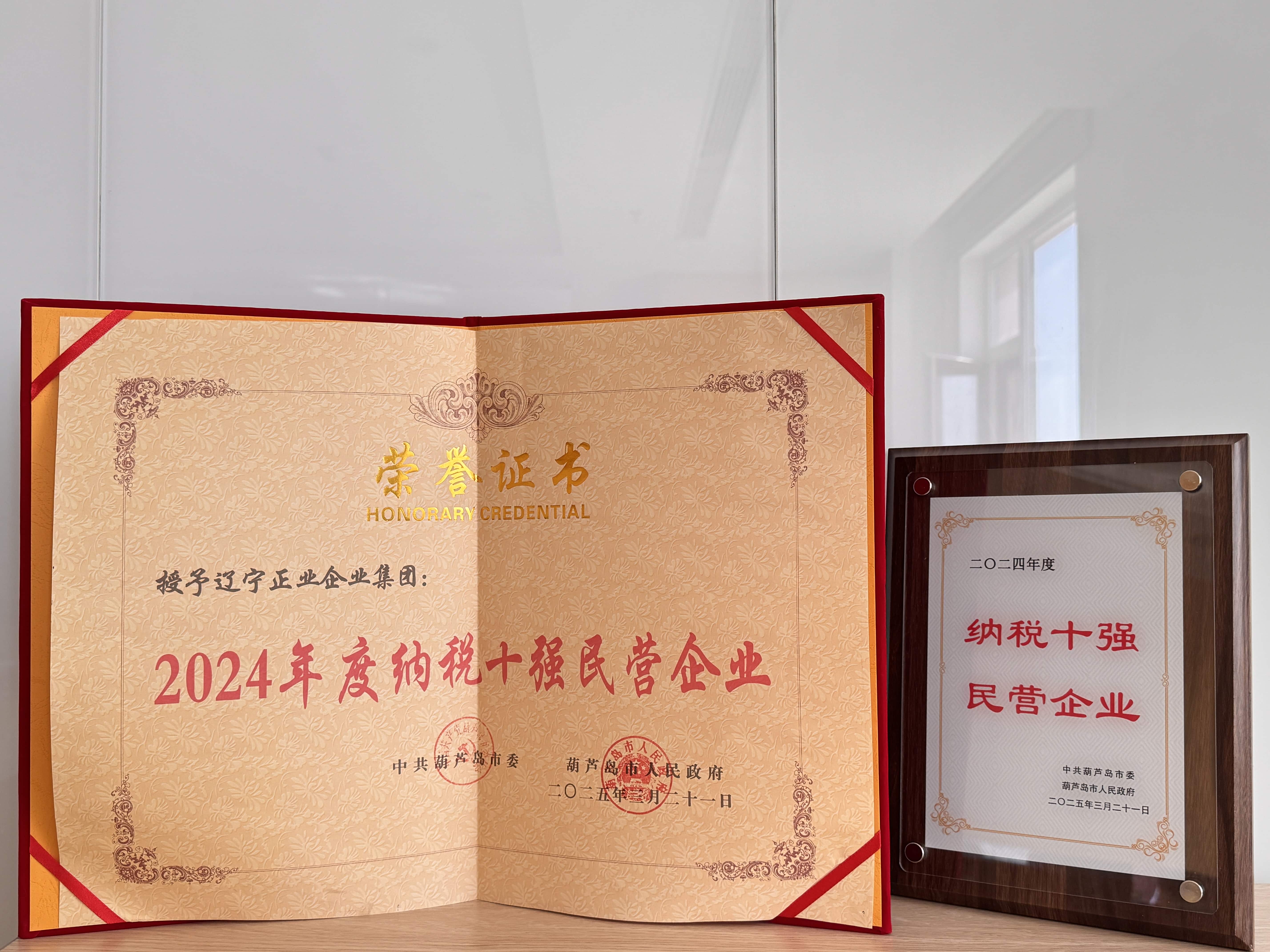 正業(yè)集團(tuán)再登納稅十強(qiáng)榜！董事長(zhǎng)趙立君出席全市民營(yíng)經(jīng)濟(jì)大會(huì)接受表彰(圖3)